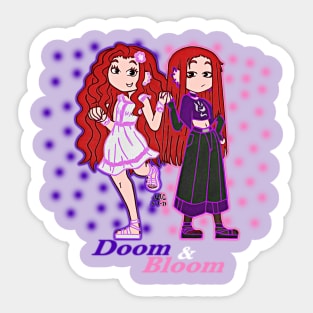 Doom & Bloom Sticker